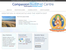 Tablet Screenshot of meditation-newcastle.org